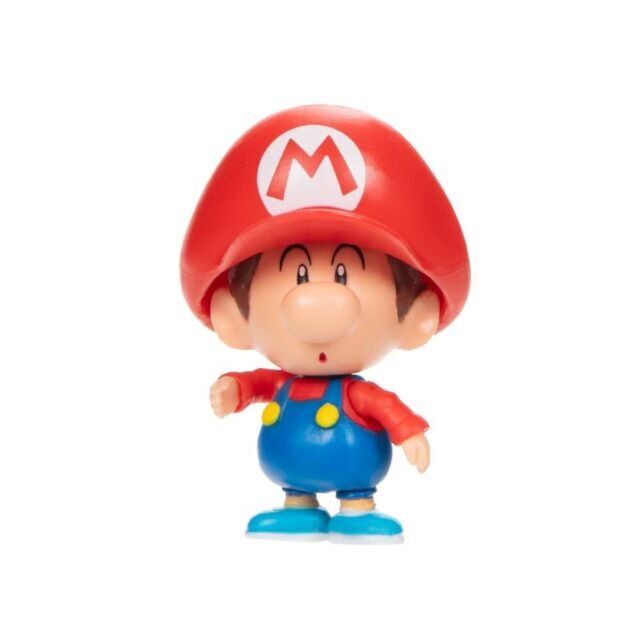 Jakks Pacific Baby Mario figure with oversized red cap