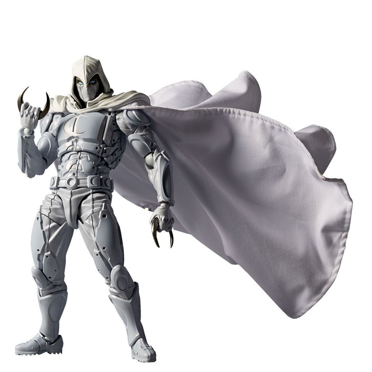 Revoltech Moon Knight action figure with flowing white cape