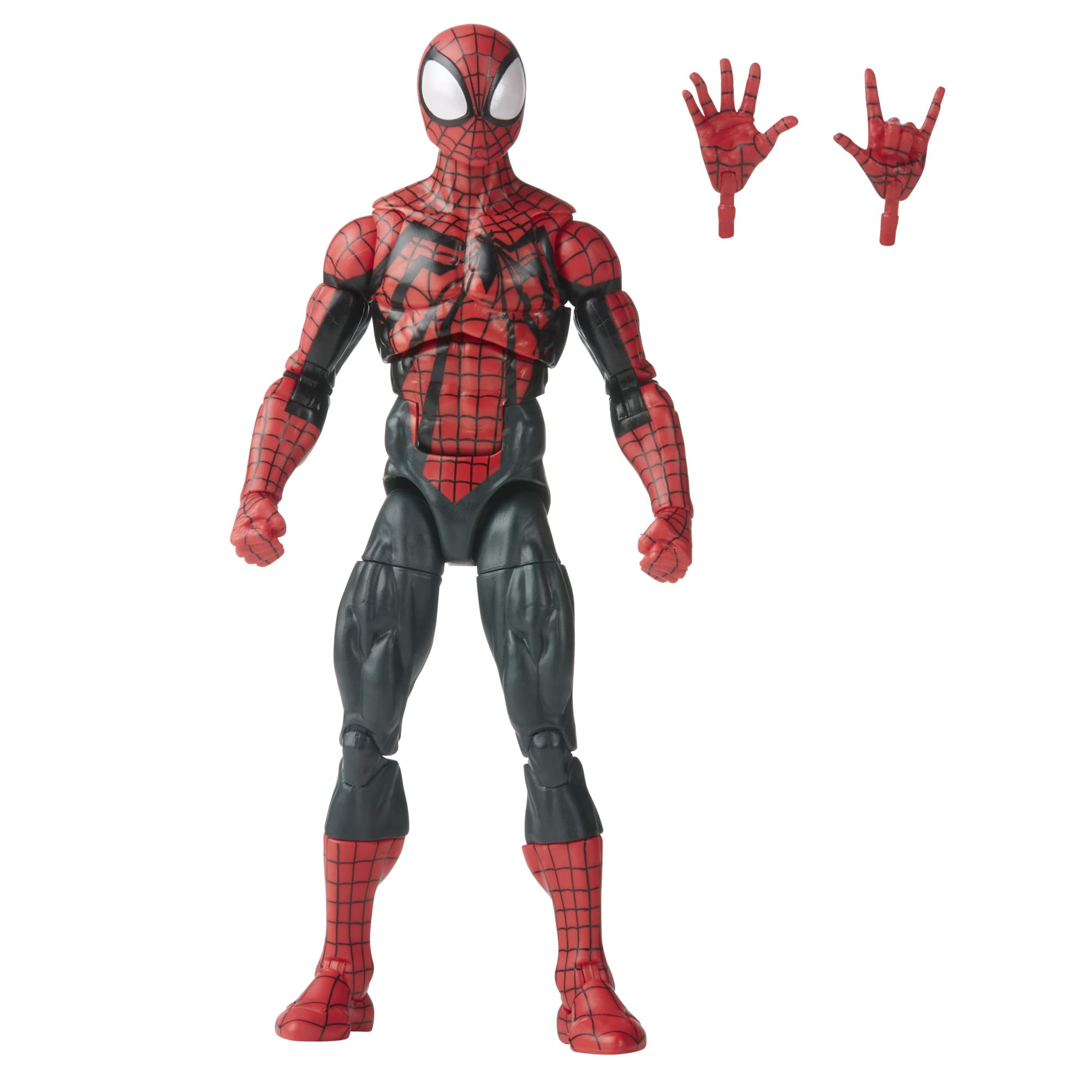 Marvel Legends Ben Reilly Spider-Man figure with extra hands