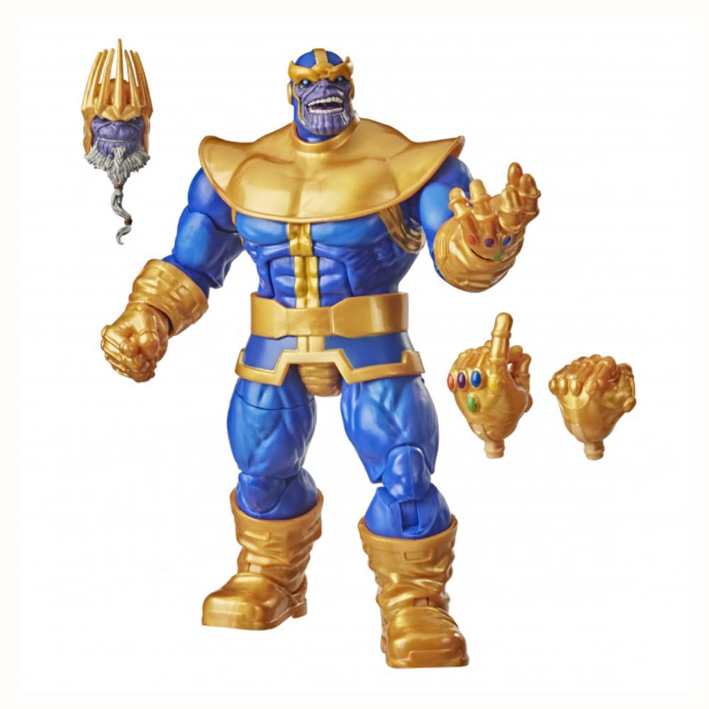 Marvel Legends deluxe Thanos action figure with Infinity Gauntlet hands