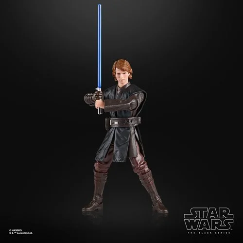 Star Wars The Black Series Revenge of the Sith Anakin Skywalker action figure with blue lightsaber