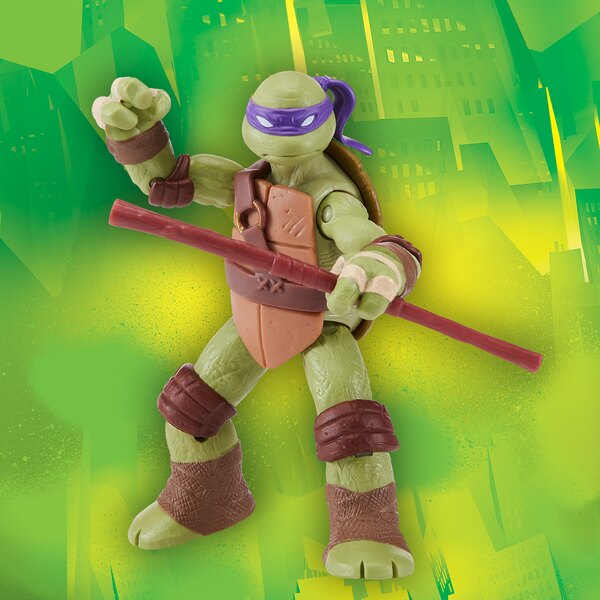 2012 Playmates Donatello action figure with bo staff