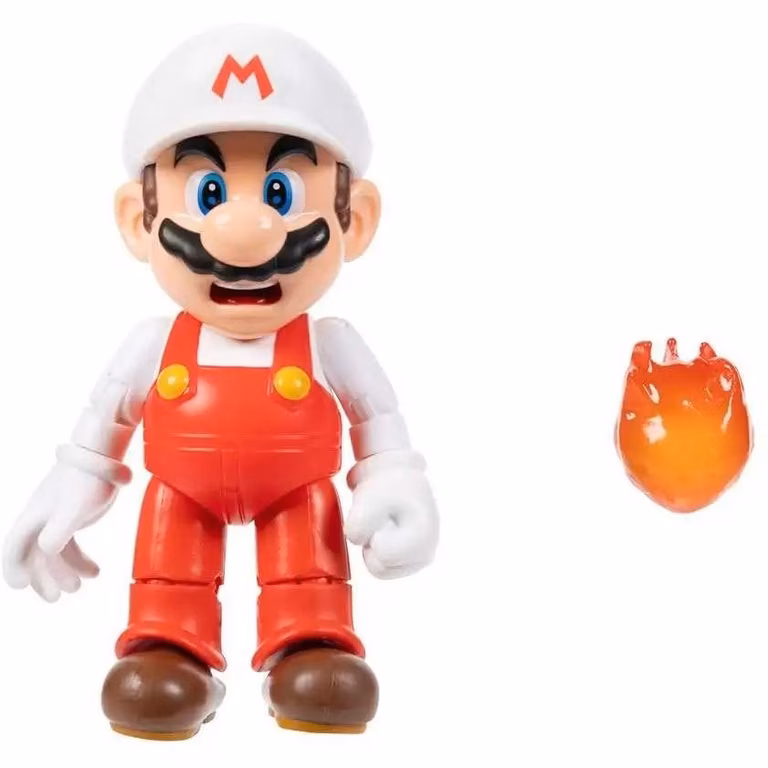 Jakks Pacific Fire Mario figure with fire flower accessory
