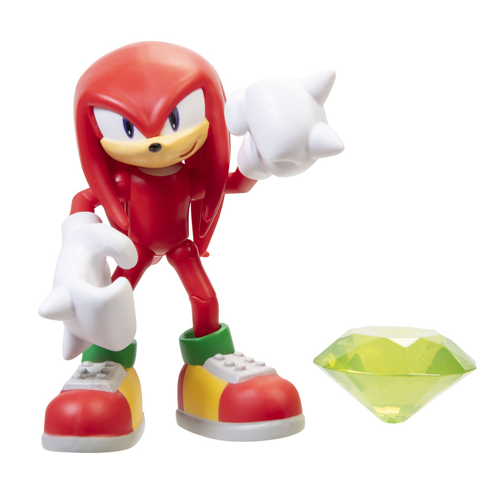 Jakks Pacific Knuckles figure with green Chaos Emerald