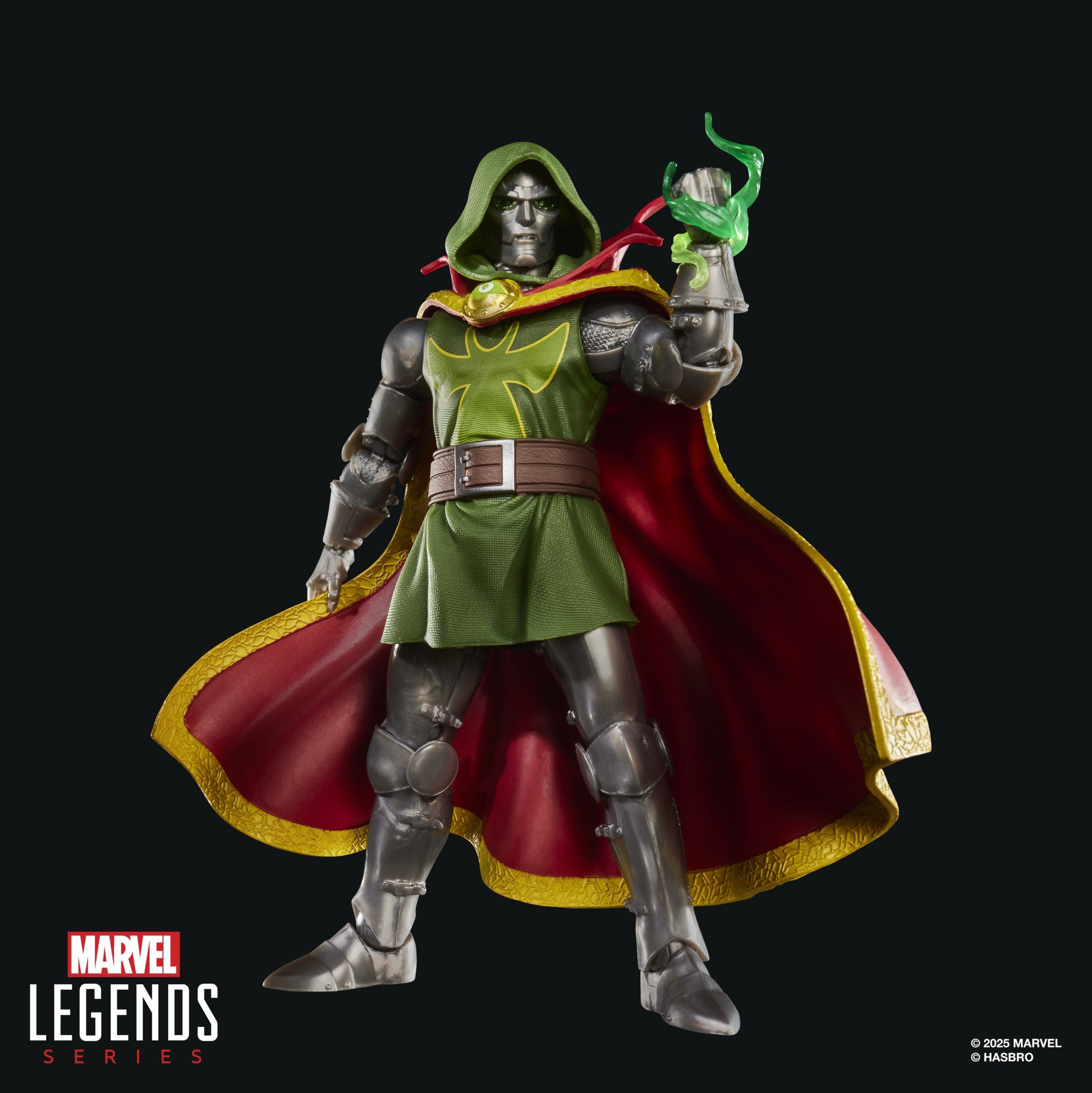 Marvel Legends Emperor Doom action figure with cape