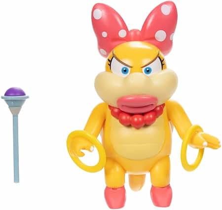 Jakks Pacific Wendy O. Koopa figure with wand accessory