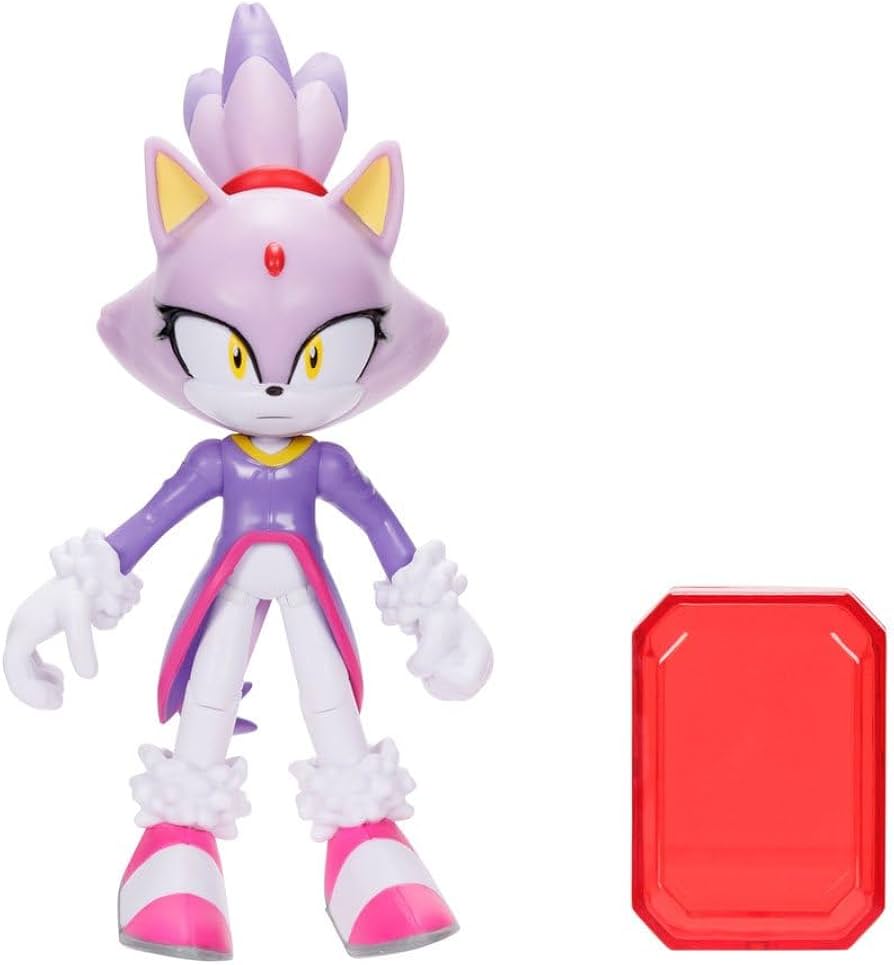 Jakks Pacific Blaze the Cat figure with red Sol Emerald