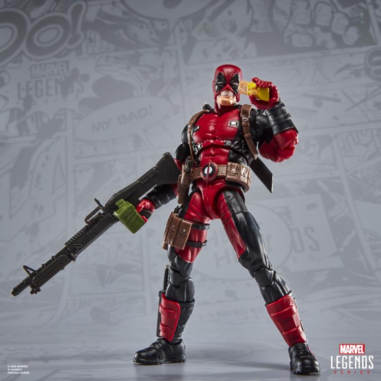 Marvel Legends Maximum Deadpool action figure with rifle