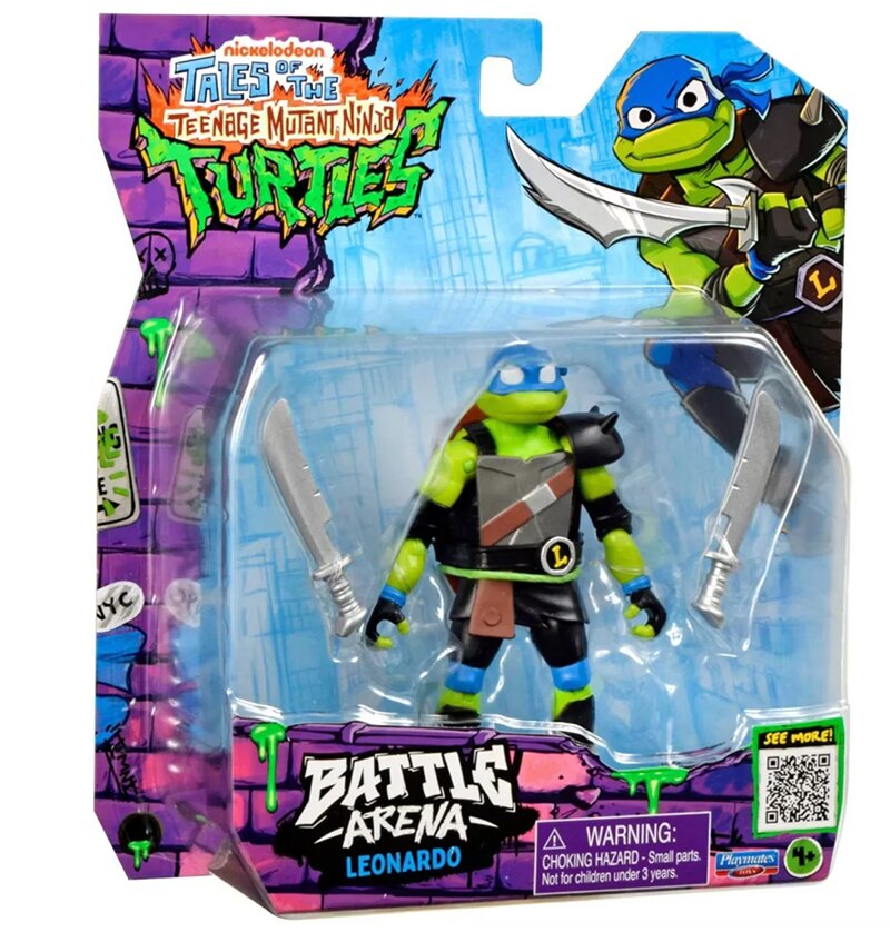 Tales of the Teenage Mutant Ninja Turtles Battle Arena Leonardo action figure