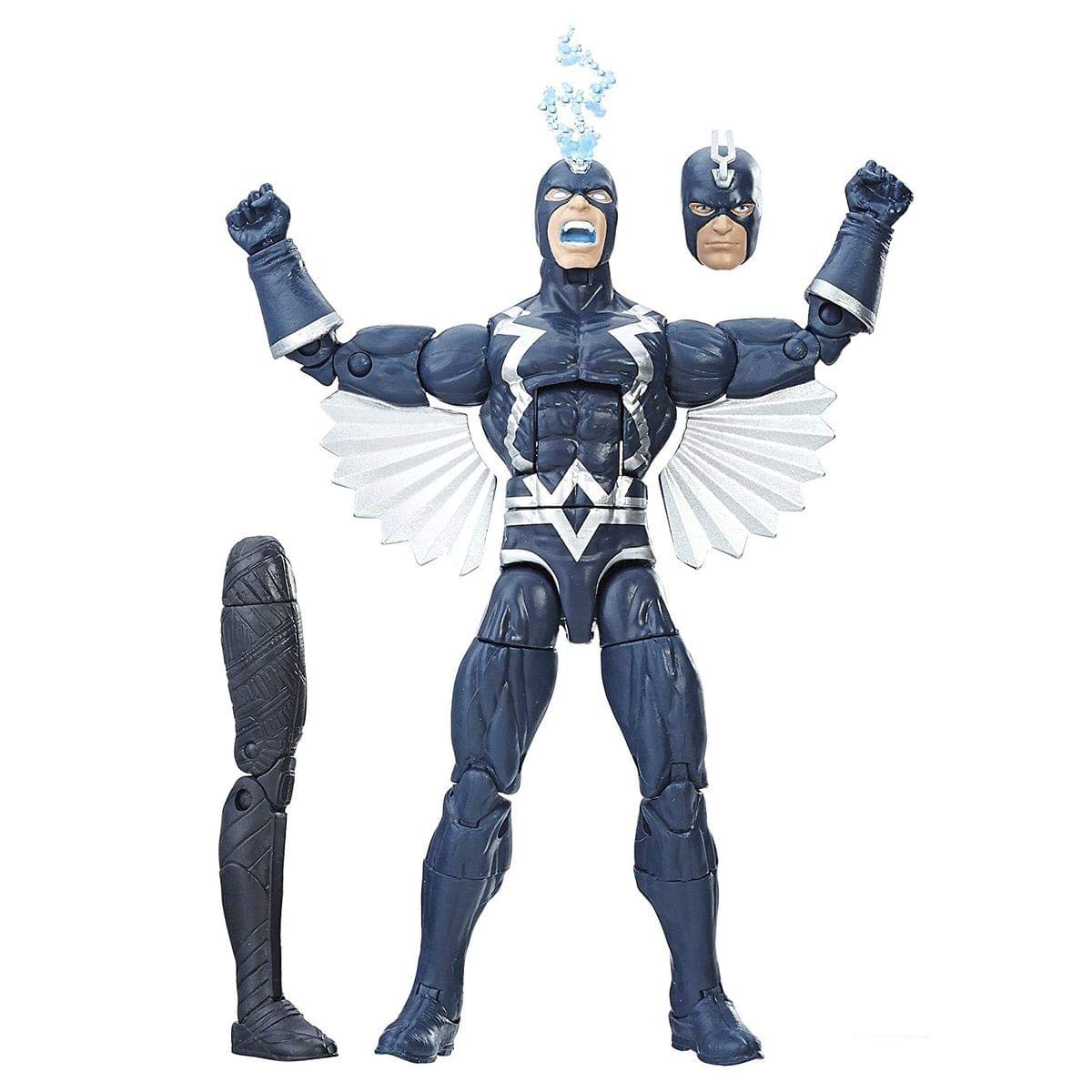 Marvel Legends Black Bolt action figure with build-a-figure parts