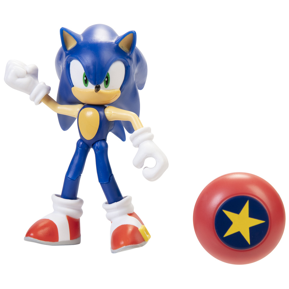 Jakks Pacific Sonic the Hedgehog figure with star spring