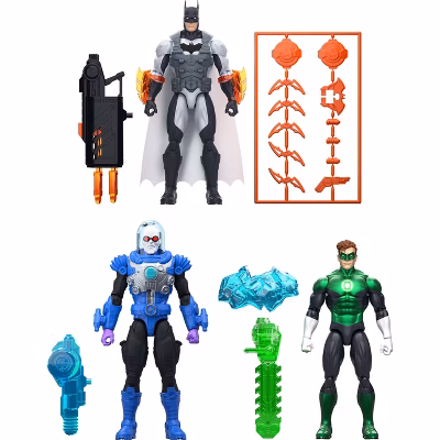 Mattel DC Premier Batman, Green Lantern and Mr. Freeze three-pack figures