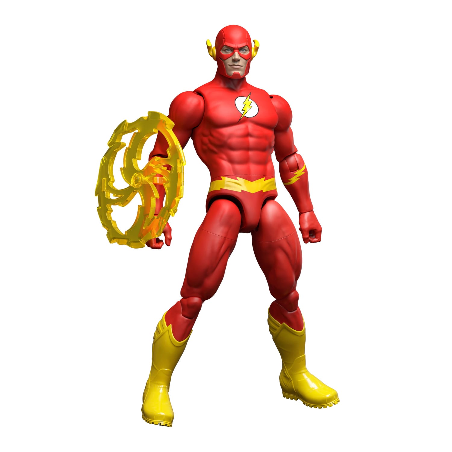 Mattel DC Premier The Flash action figure with lightning wheel accessory