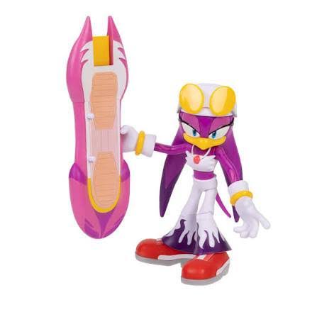 Jakks Pacific Wave the Swallow figure with pink Extreme Gear board