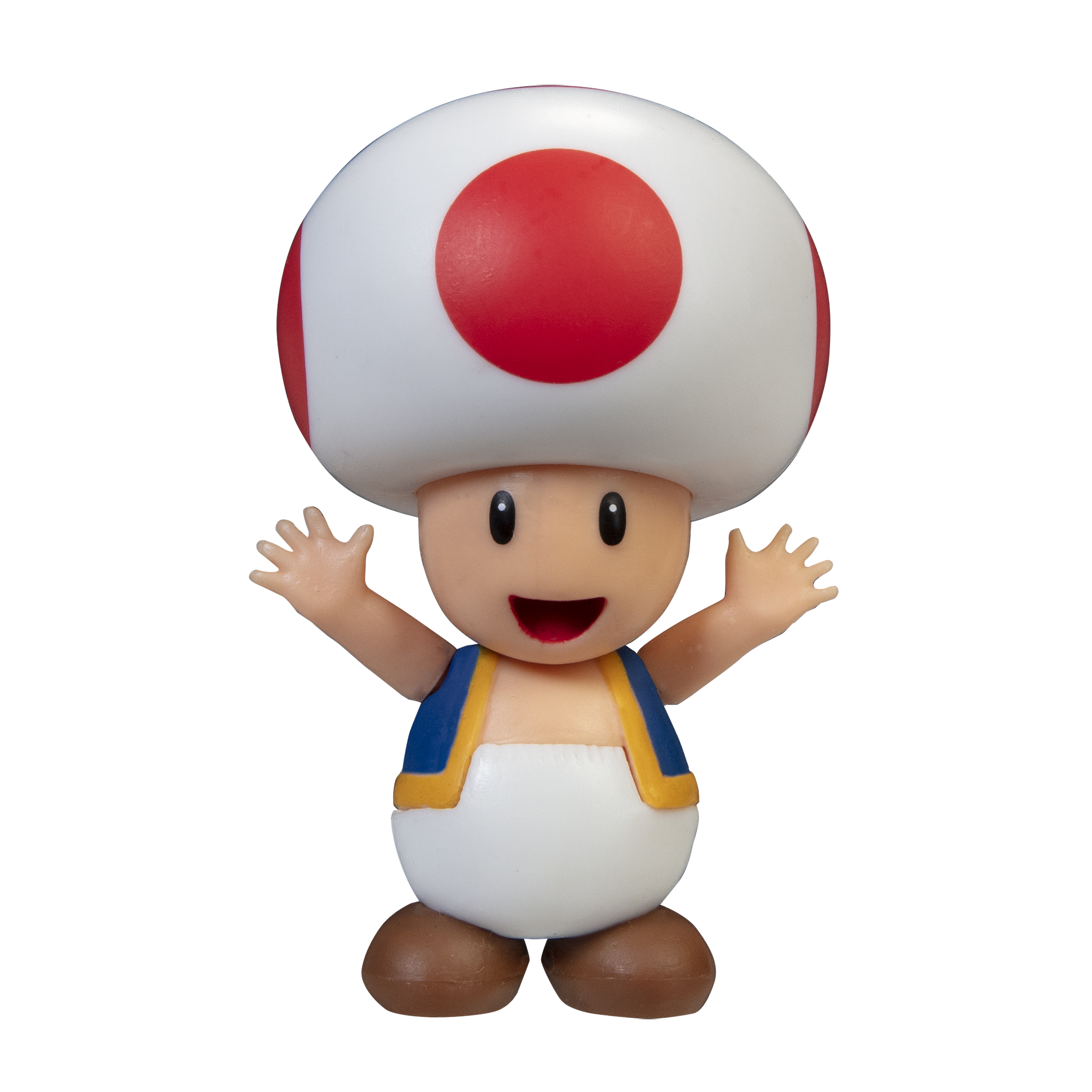 Jakks Pacific Toad figure with red-spotted mushroom cap