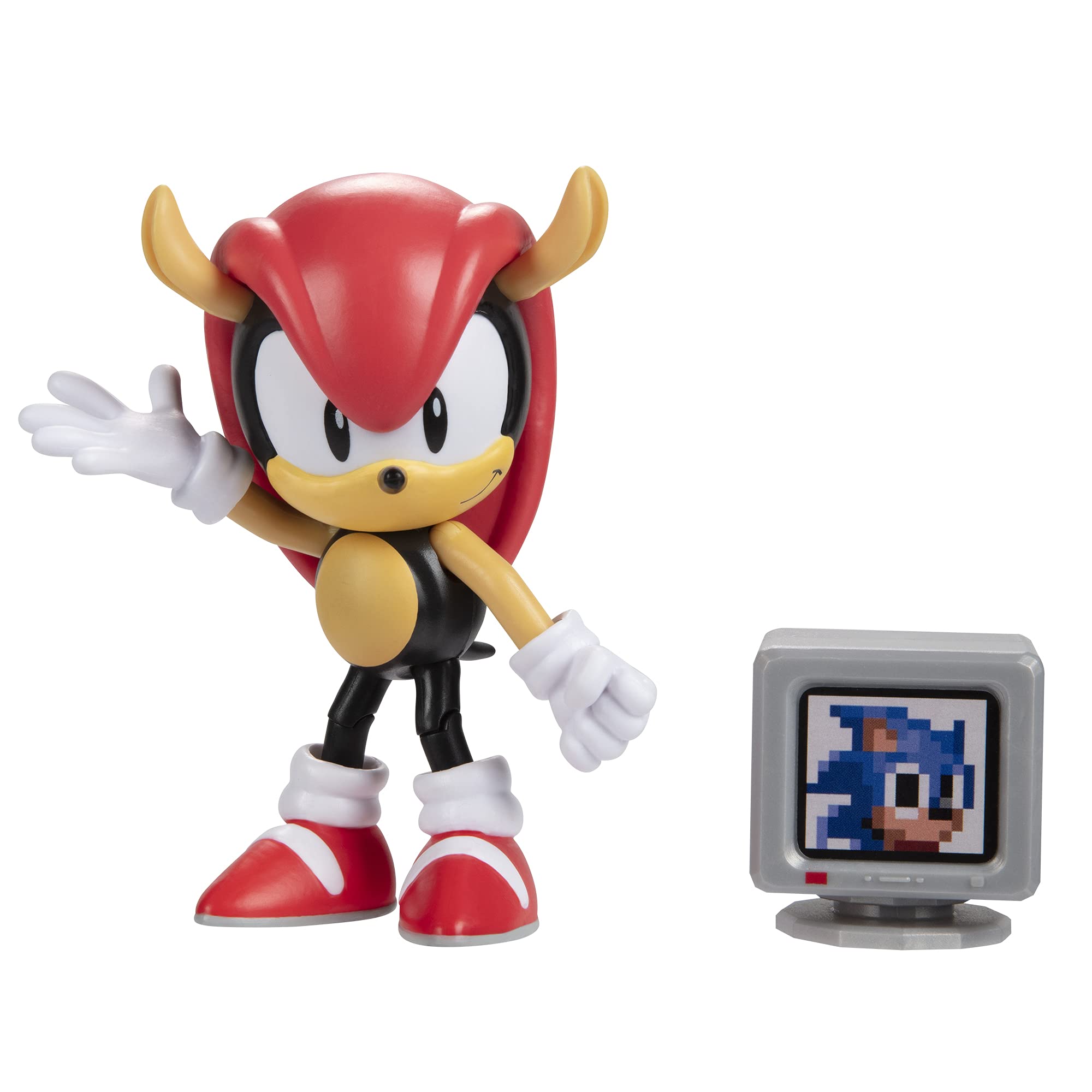 Jakks Pacific Mighty the Armadillo figure with retro TV monitor