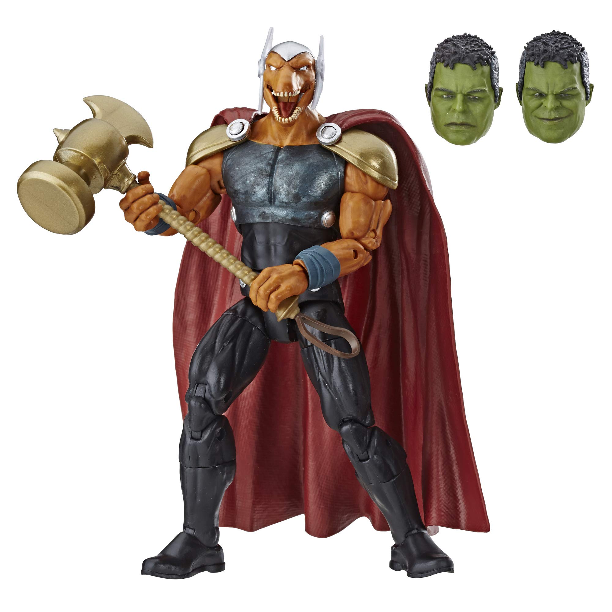 Marvel Legends Beta Ray Bill figure with Stormbreaker and Hulk BAF heads