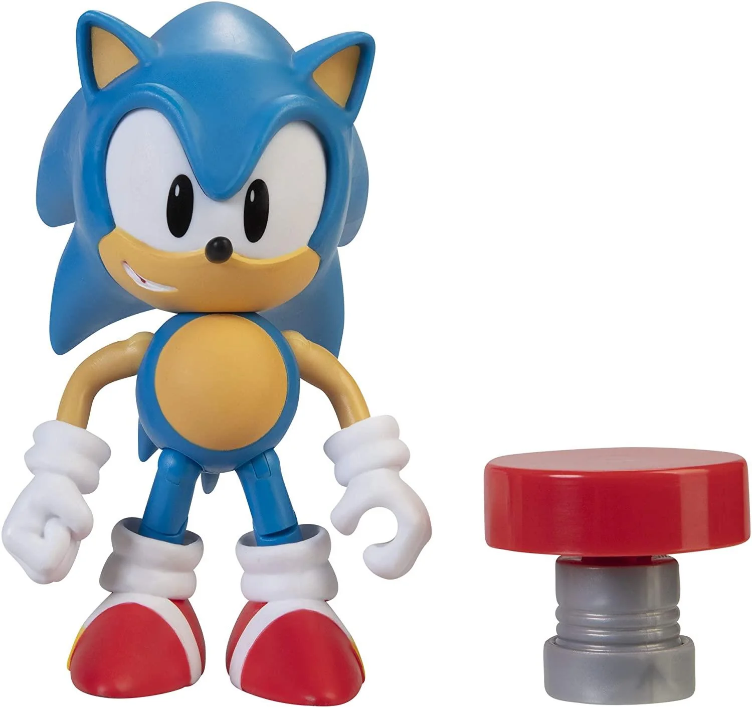 Jakks Pacific Classic Sonic figure with red spring