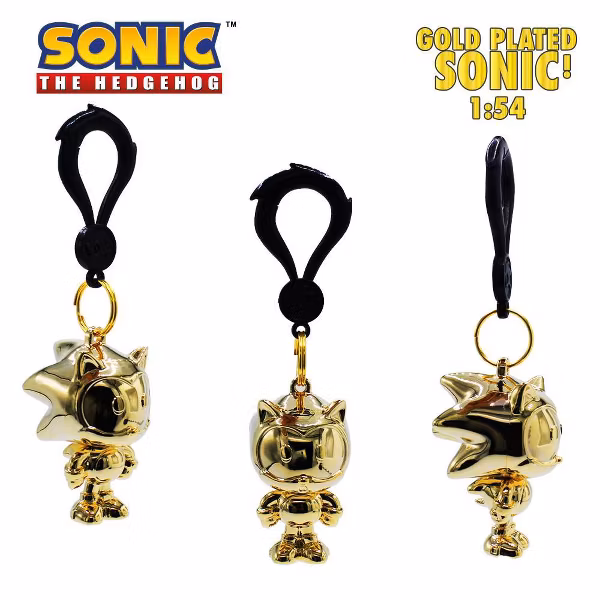 Sonic & Friends Blindbox gold secret rare Sonic mini figure
