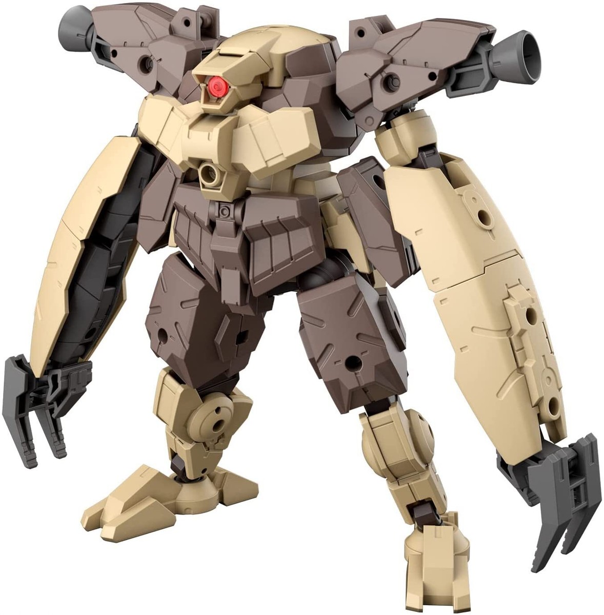 Bandai 30MM BEXM-29 tan and brown model kit with claw arms